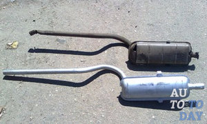 Замена глушителя