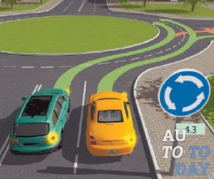 Движение по круговому перекрестку Движение по круговому перекрестку