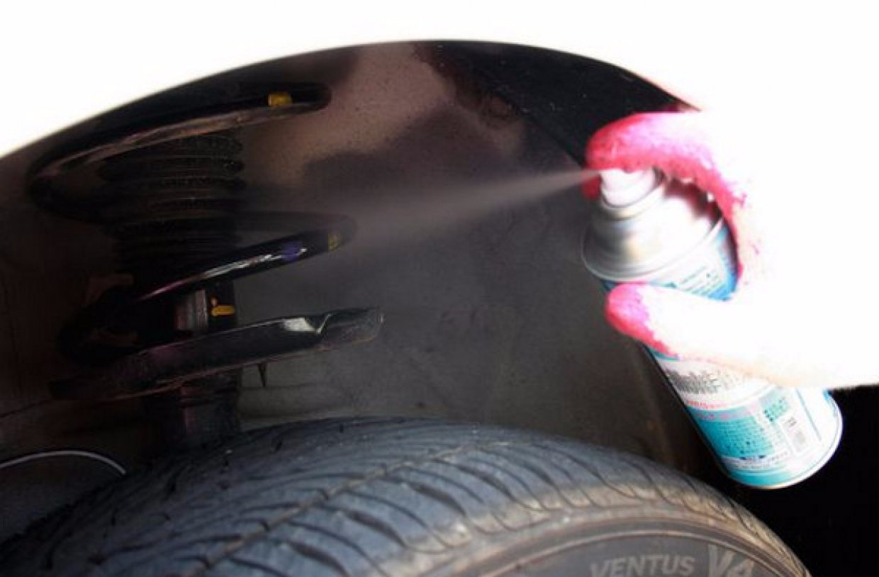 Очищаем пружину Очищаем пружину