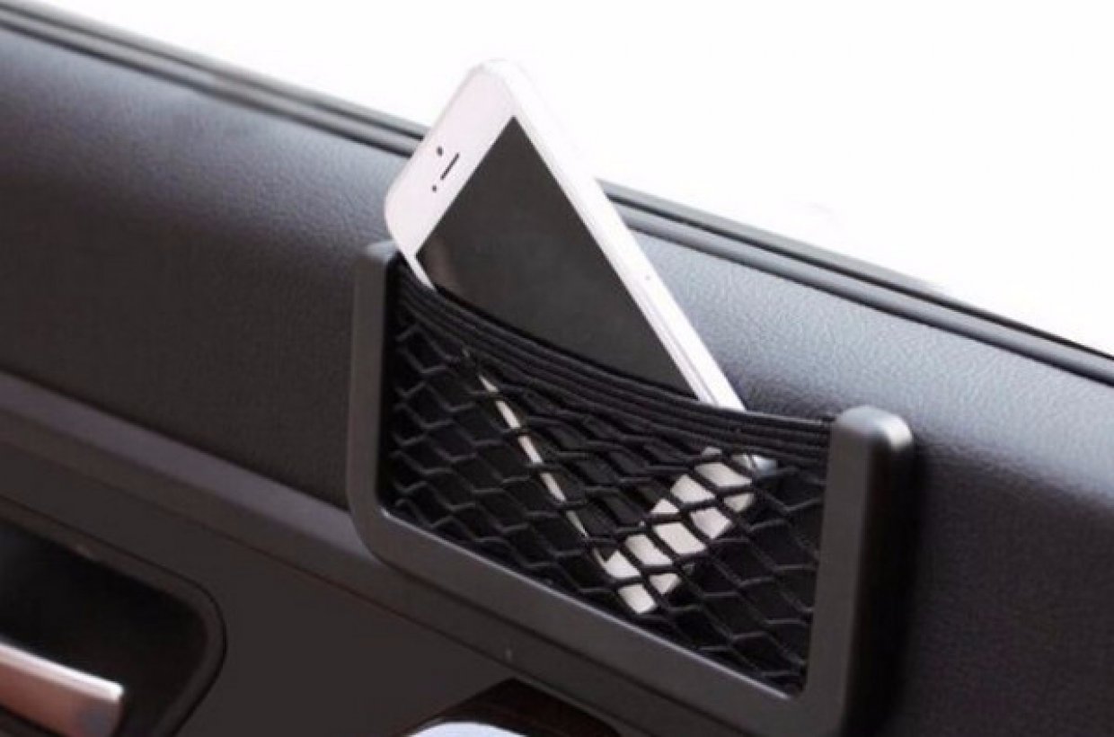 Карман из сетки для телефона