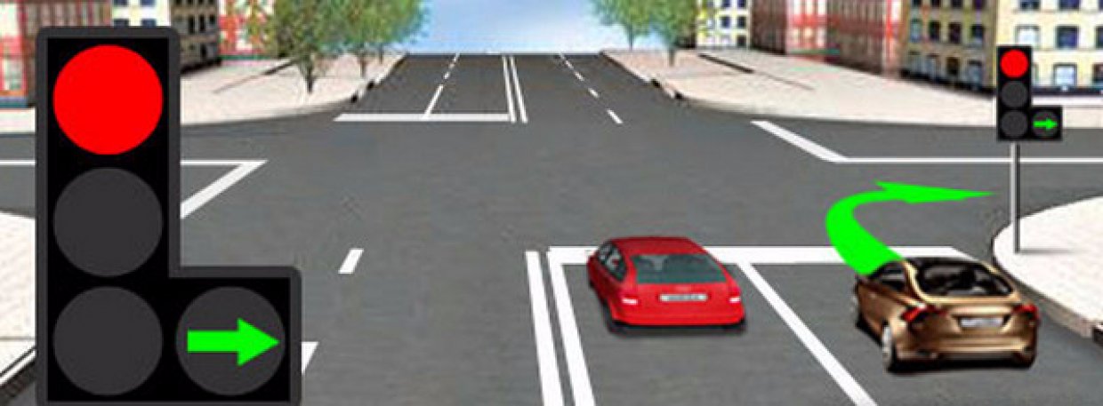 Светофор с дополнительной секцией