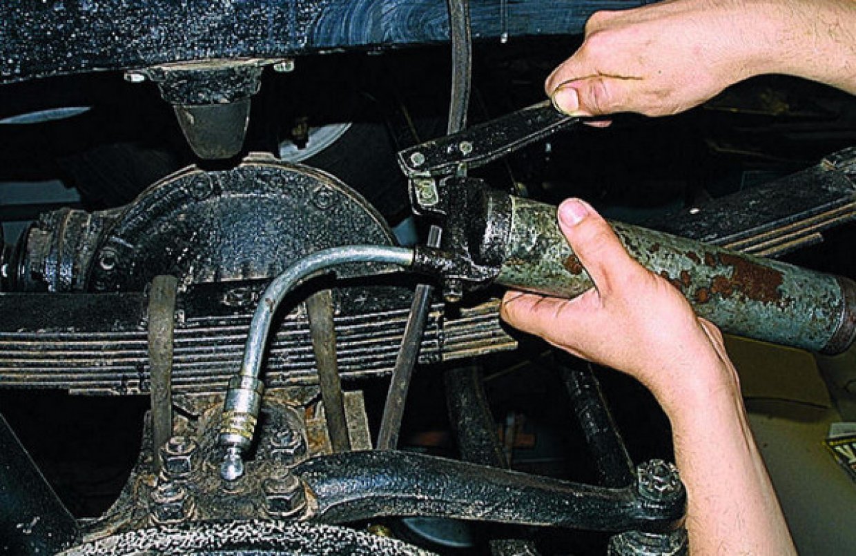 Шприцевание шкворней