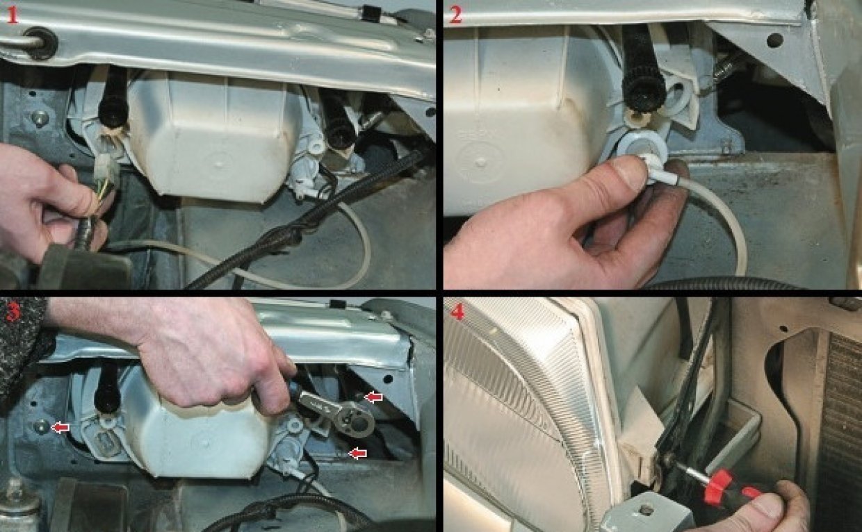 Снятие самой фары