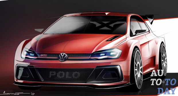 Volkswagen показал свой новый гоночный хэтчбек Polo GTI R5
