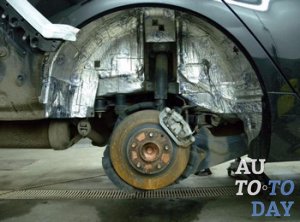 Шумоизоляция колесных арок Шумоизоляция колесных арок