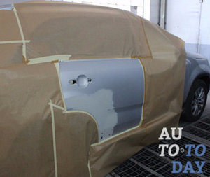 Подготовка к локальной покраске