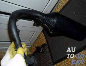 Окрашивание глушителя