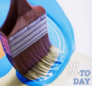 Окрашивание кисточкой