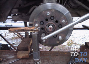 Снятие ступицы