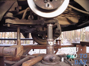 Снятие ступицы