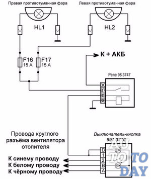 Схема подключения
