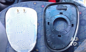 Установка зеркал с подогревом