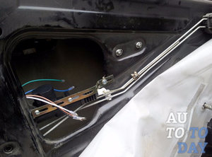 Установка центрального замка