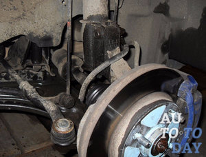 Снимаем колесо Снимаем колесо