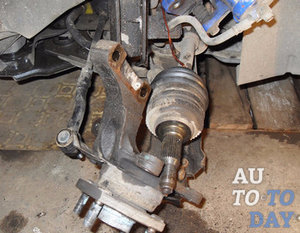 Откручиваем поворотный кулак Откручиваем поворотный кулак