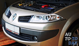 Снятие переднего бампера