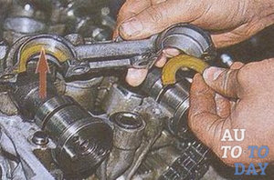 Замена вкладышей распредвала