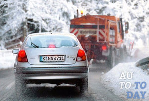 Обгон в зимнее время