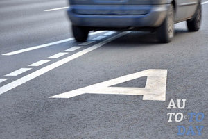 Разметка на дороге