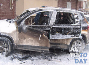 Авто после пожара