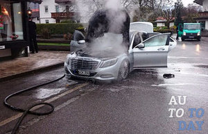 Возгорание авто