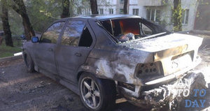 Авто после пожара