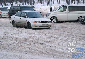 Снег на дороге Снег на дороге