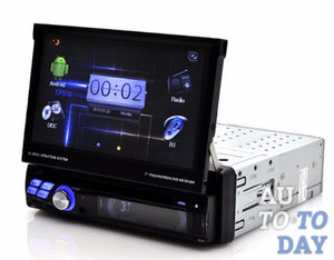 Автомагнитола с выдвижным экраном