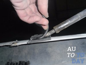 Пайка бампера