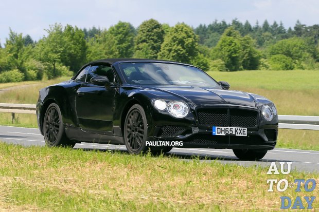 Таинственный суперкар от Bentley словили фотошпионы