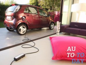 Зарядка электромобиля