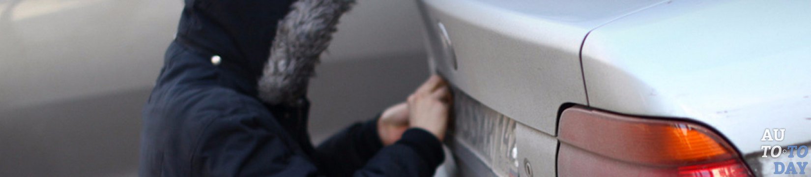 Что будет за кражу гос номеров с авто