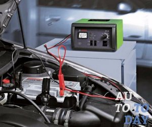 Процес зарядки аккумулятора