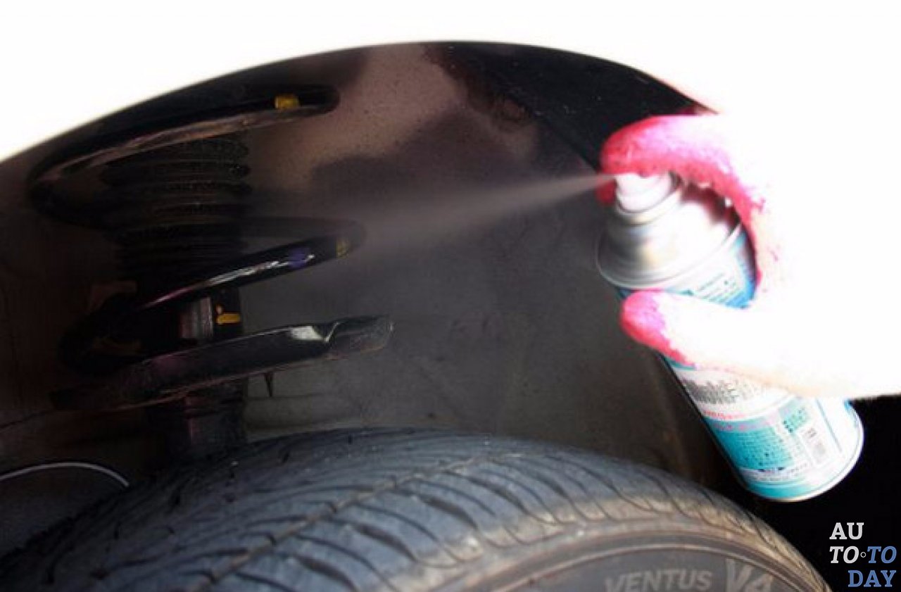 Очищаем пружину Очищаем пружину