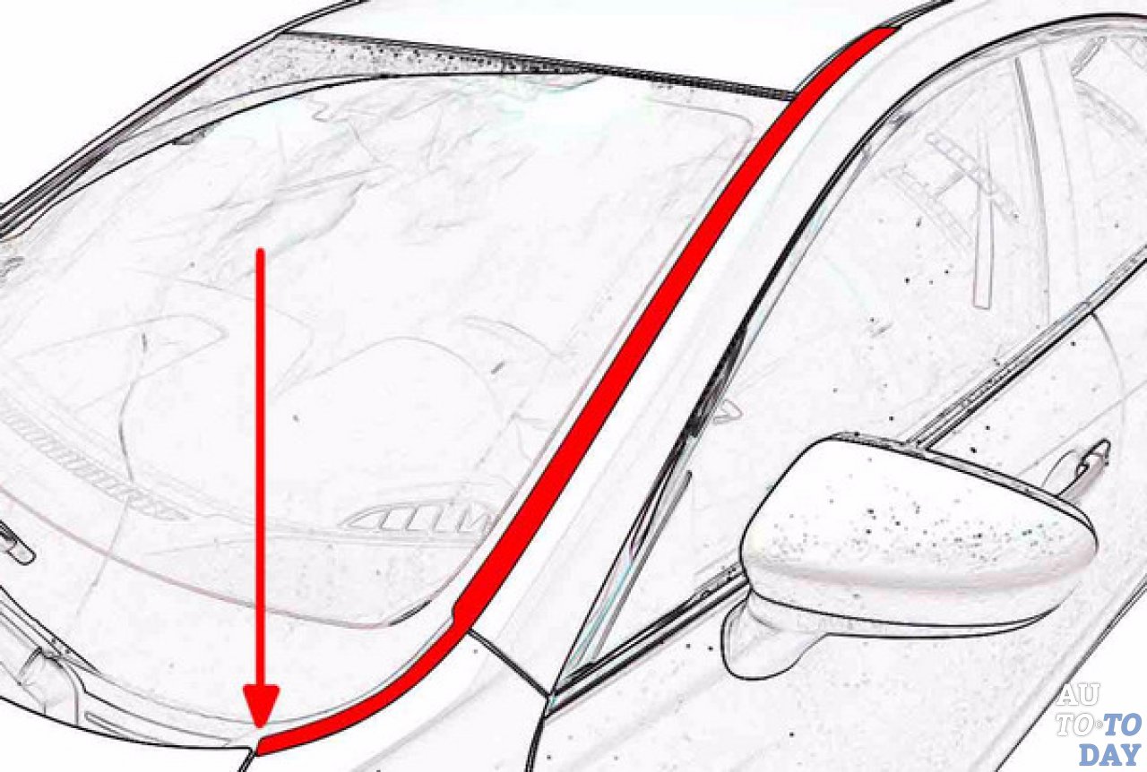 Установка дефлектора