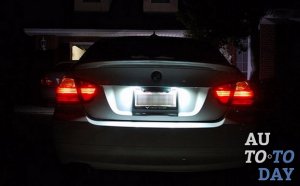 Подсветка номера