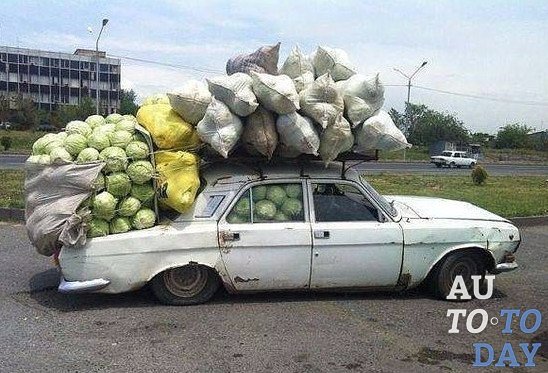 Перегруз легкового автомобиля