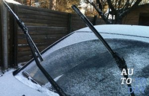 Не оставляйте дворники в поднятом положении