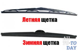 Летняя и зимняя щетка