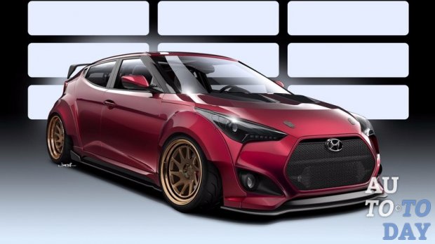 Специально для автошоу SEMA ателье Gurnade прокачало хэтчбек Hyundai Veloster