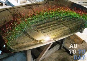 Нанесение кселарика на капот Нанесение кселарика на капот