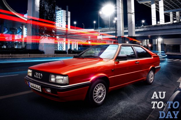 Классический Audi B2 Coupe получил перешитый интерьер
