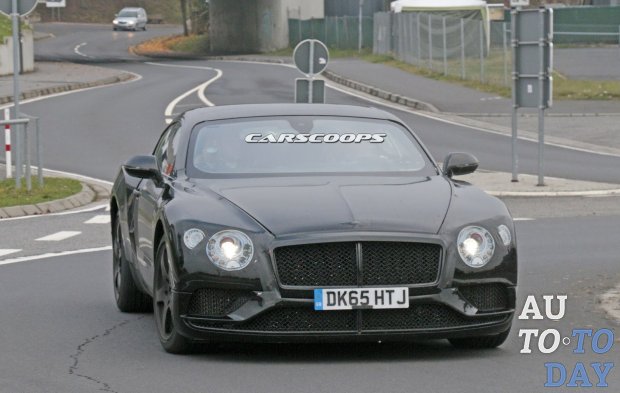 Bentley Continental GT второго поколения попался на камеру