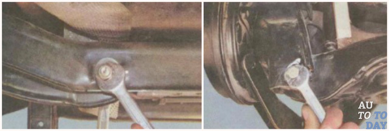 Снимите гайку регулировочного болта