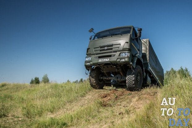 Как управлять камазом военным