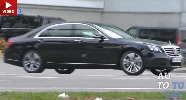 Обновленный Mercedes-Benz S-Class замечен практически без камуфляжа