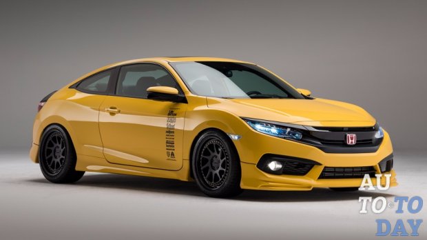 Сильно модифицированные Honda Civic продемонстрировали на автовыставке SEMA