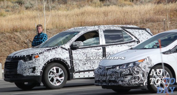 Электромобиль Chevrolet Volt и Equinox были пойманы во время тестирования