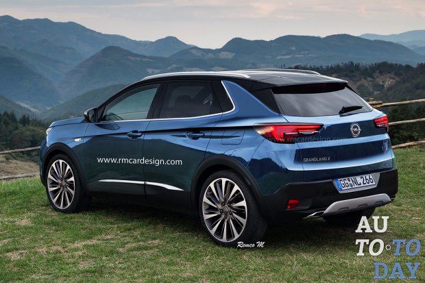 Дизайнеры предположили, каким будет предстоящий кроссовер Opel Grandland X