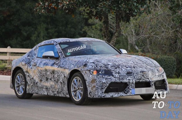 Новая Toyota Supra была замечена с производственным кузовом